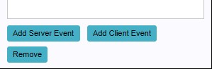 Add & Remove Event buttons (right panel)