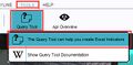 1. Select Editor → Tools → Query Tool