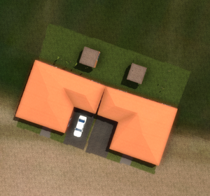 Two blocks imported into a project as a measure.