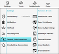 1. Go to Buildings -> Generate Water Connections