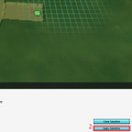 6. Select (1) one or more grid cells on the map for the desired location of the new building > (2) Apply Selection.