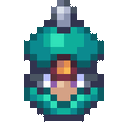 Green Robot Head