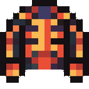 Orange Skeleton Top