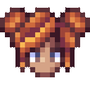Ginger Ponyttail Hair