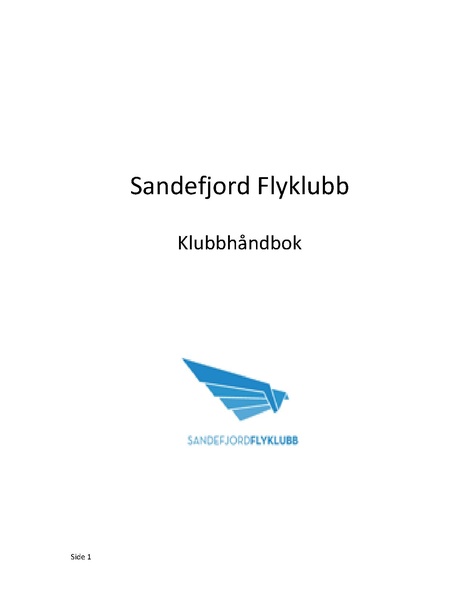 Fil:Sandefjord Flyklubb - Klubbhåndbok revisjon 1 - 2024-03-17.pdf