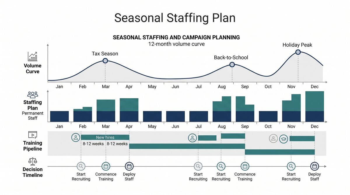 Seasonal Staffing and Campaign Planning - WFM Labs