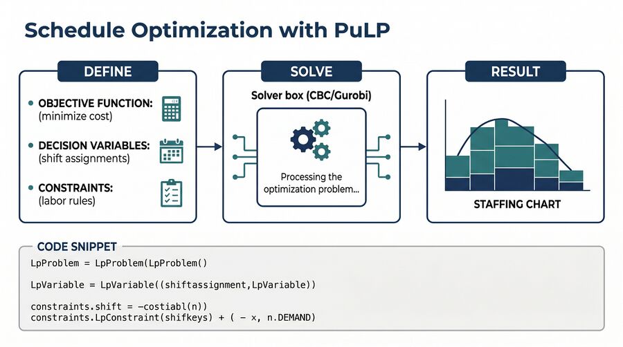 PuLP and Optimization for Scheduling - WFM Labs